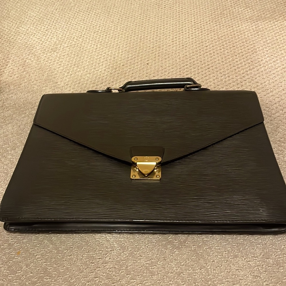 Louis Vuitton Epi briefcase Black